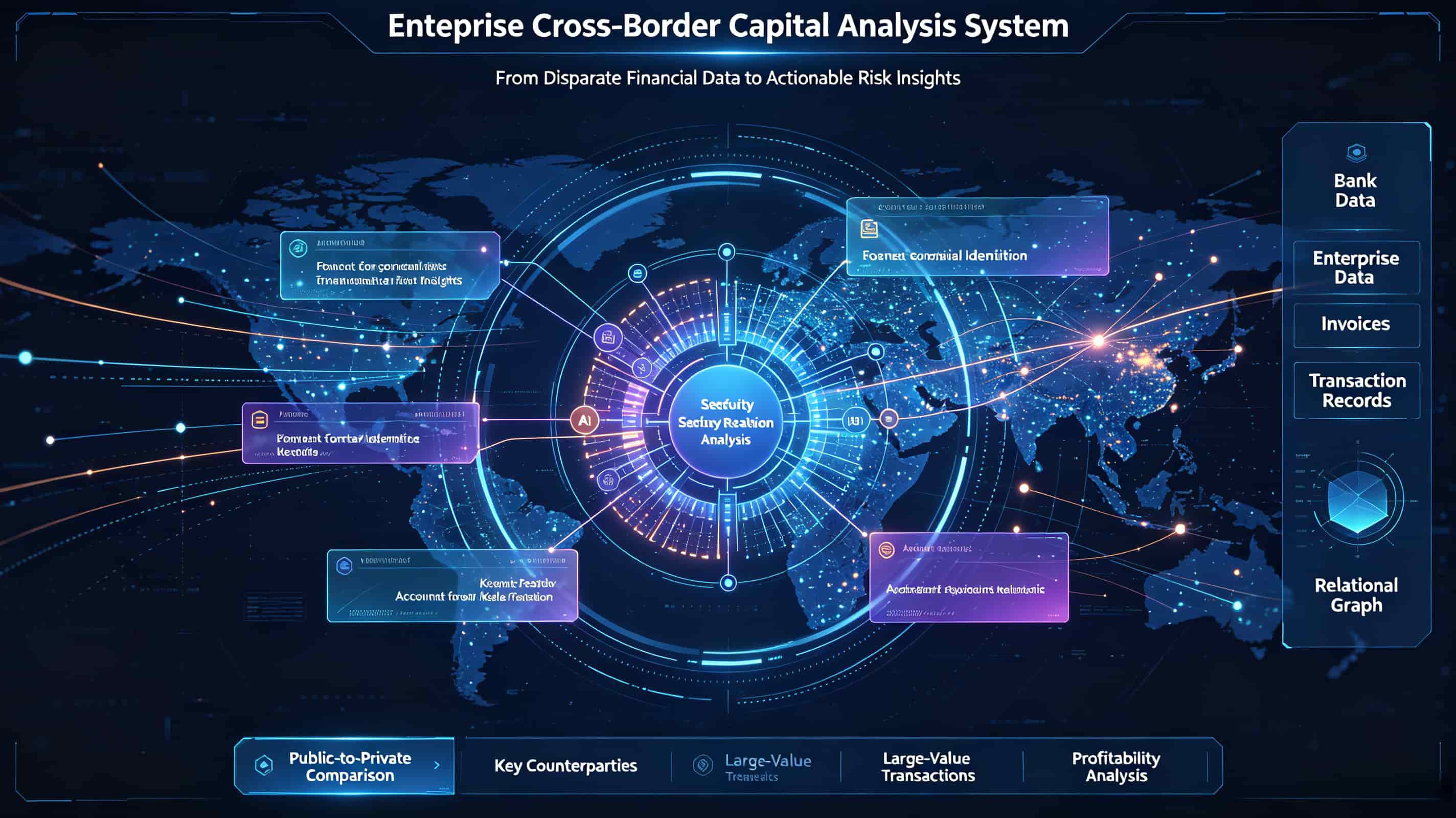 Enterprise Cross-Border Capital Analysis System